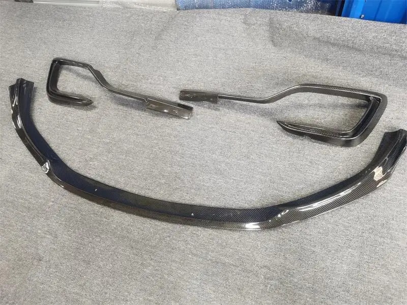 For  Ghibli Carbon Fiber Front Lip Ghibli Upgrade Front Bumper Body Kit Front Lip